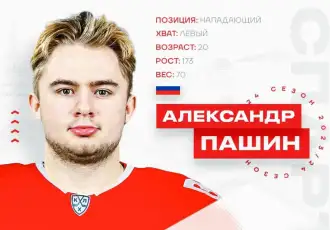 Из клуба НХЛ в «Спартак» перешел Александр Пашин